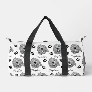 Bolso De Deporte Pequeño Dibujo personalizado del perro personalizado Golde