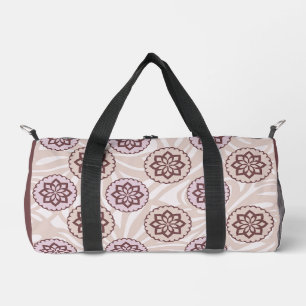 Bolso De Deporte Pequeño diseño de estrella de círculo marrón
