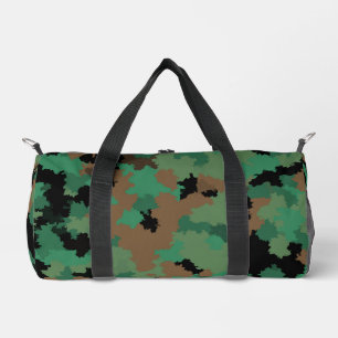 Bolso De Deporte Pequeño Diseño del patrón de camuflaje de la selva verde d