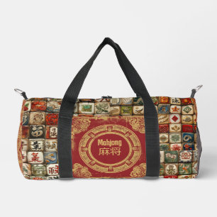 Bolso De Deporte Pequeño Diseños Antiguos de Mahjong