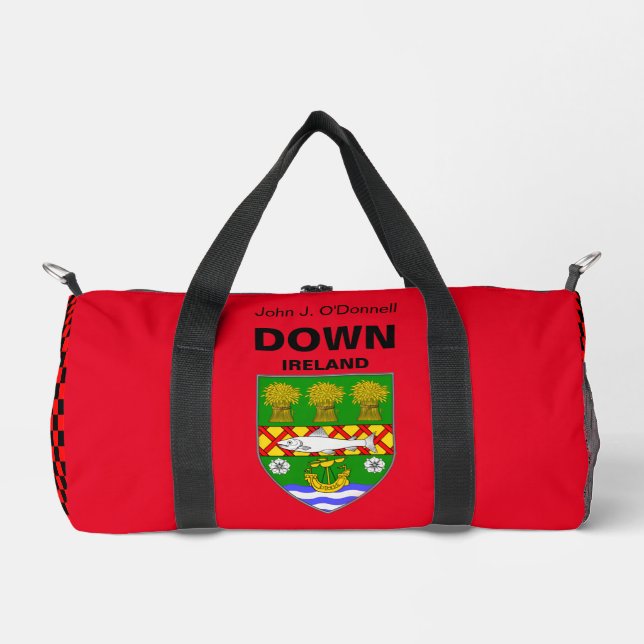 Bolso De Deporte Pequeño Down Ireland - Irish Personalized (Anverso)