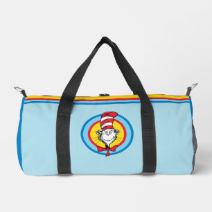 Bolso De Deporte Pequeño Dr. Seuss Gráfico de la cabeza del gato con somb