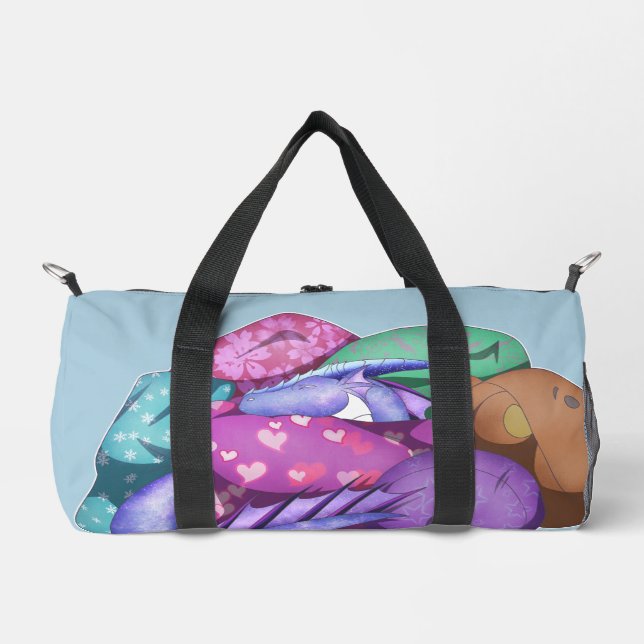 Bolso De Deporte Pequeño Dragón Acogedor (Anverso)