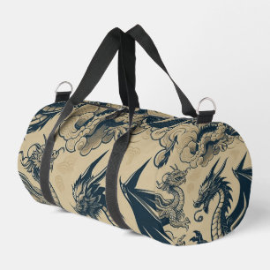Bolso De Deporte Pequeño Dragones anticuados de fantasía