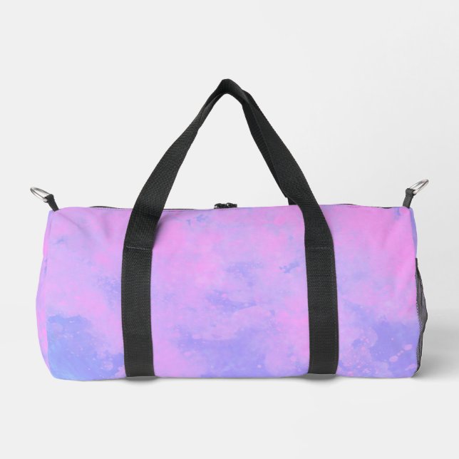 Bolso De Deporte Pequeño Dream Cloud Effect púrpura rosa (Anverso)