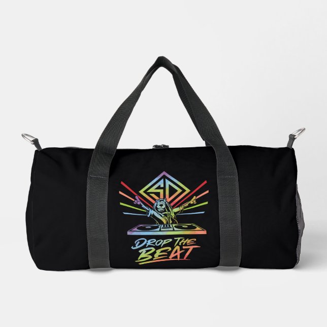 Bolso De Deporte Pequeño Drop the Beat: DJ Scooby-Doo (Anverso)