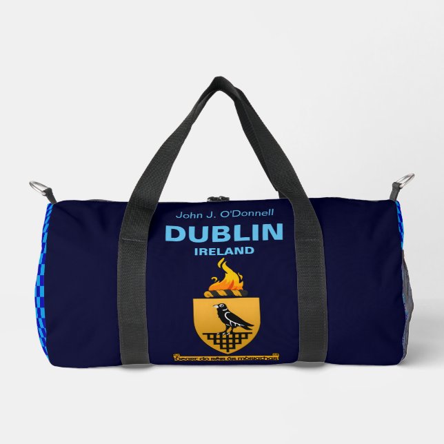 Bolso De Deporte Pequeño Dublín Irlanda - Personalizado irlandés (Anverso)