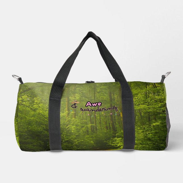 Bolso De Deporte Pequeño Duffel forestal (Anverso)
