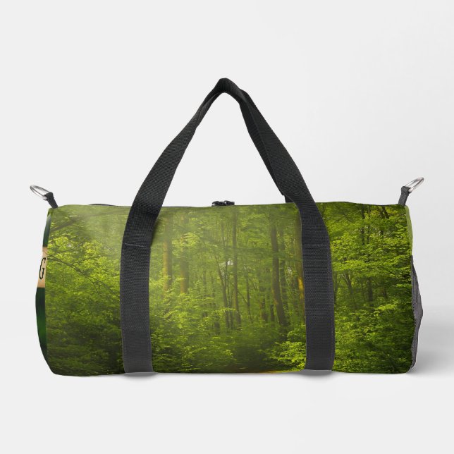 Bolso De Deporte Pequeño Duffel forestal (Anverso)