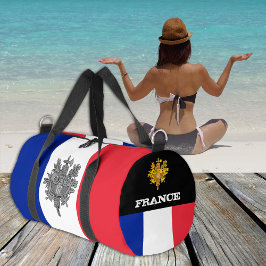 Bolso De Deporte Pequeño Duffet francés, fitness con bandera francesa/depor