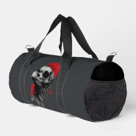 Bolso De Deporte Pequeño Edgy Crow Skull Gothic Grunge Tactical Duffel Bag
