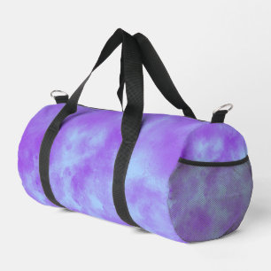 Bolso De Deporte Pequeño Efecto Nube de tormenta púrpura azul