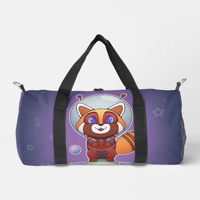 Bolso De Deporte Pequeño ¡El espacio Panda Chippy! (Anverso)