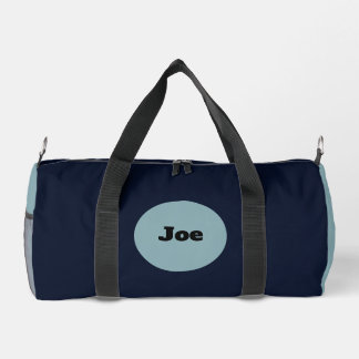 Bolso De Deporte Pequeño Elegante azul marino personalizado