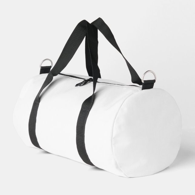 Bolso De Deporte Pequeño Elegante clásico de lienzo blanco viajes y deporte (Esquina izquierda)