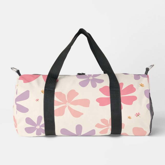Bolso De Deporte Pequeño Elegante estampado floral Arte botánico para el am (Anverso)