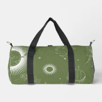 Elegante forma verde orgánica arte para regalos