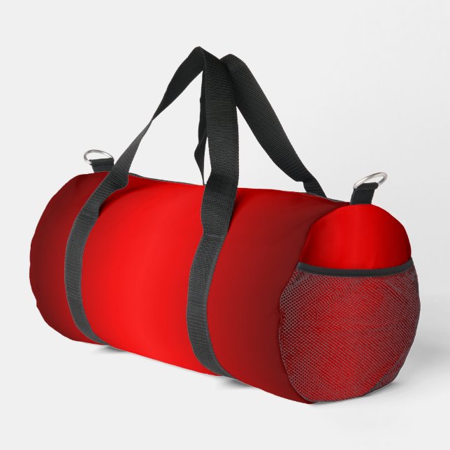 Bolso De Deporte Pequeño Elegante gradiente rojo a negro (Esquina derecha)