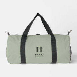 Bolso De Deporte Pequeño Elegante Monograma Sage Green