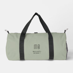 Bolso De Deporte Pequeño Elegante Monograma Sage Green