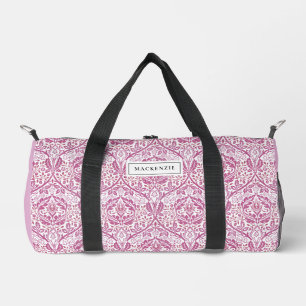 Bolso De Deporte Pequeño Elegante patrón floral rosa