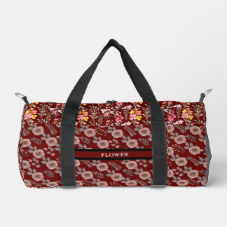 Bolso De Deporte Pequeño Elegante Personalizar de acuarela de flores