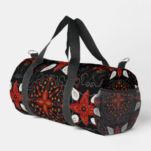 Bolso De Deporte Pequeño Elegante sensación festiva patrón floral simétrico