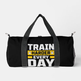Bolso De Deporte Pequeño Entrena Más Duro Cada Día – Motivación de Gimnasio