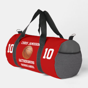 Bolso De Deporte Pequeño Entrenador de Equipo de Baloncesto Jugador Escarla