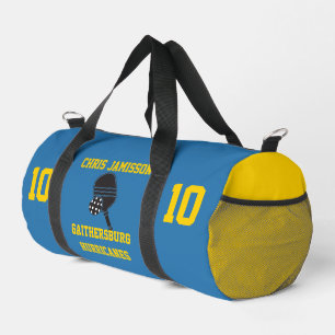 Bolso De Deporte Pequeño Entrenador de Equipo de Fútbol Jugador Azul Claro