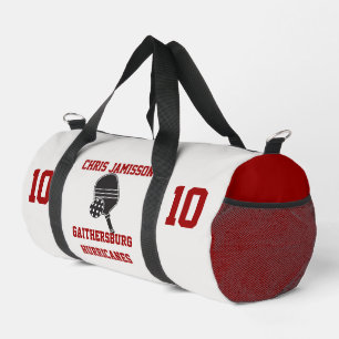 Bolso De Deporte Pequeño Entrenador de Equipo de Pickleball Jugador Blanco