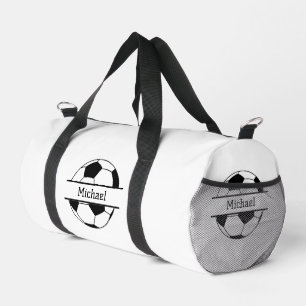 Bolso De Deporte Pequeño Entrenador de jugador de fútbol nombre o equipo