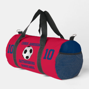 Bolso De Deporte Pequeño Equipo de Fútbol, Entrenador, Jugador Personalizad