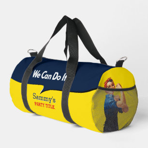 Bolso De Deporte Pequeño Es tu Personalizado Rosie Fiesta la que personaliz