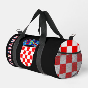 Bolso De Deporte Pequeño Escudo de armas de Croacia