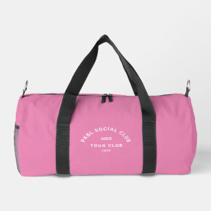 Bolso De Deporte Pequeño ESCUDO del club social PKBL Monograma Pickleball r