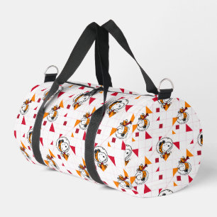 Bolso De Deporte Pequeño ESPACIO   Patrón blanco de juego de espacio de son