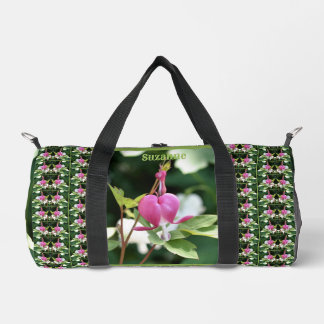 Bolso De Deporte Pequeño Espejo de flor cardíaca sangrante rosa personaliza