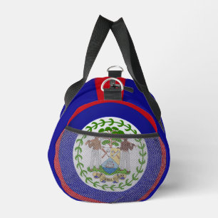 Bolso De Deporte Pequeño Estadio de la bandera de Belice 