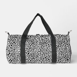 Bolso De Deporte Pequeño Estampado de animal salvaje en blanco y negro. Pri