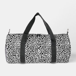 Bolso De Deporte Pequeño Estampado de animal salvaje en blanco y negro. Pri