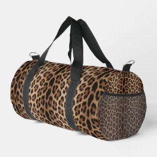Bolso De Deporte Pequeño 🐆 Estilo de moda de lujo con estampado de leopard