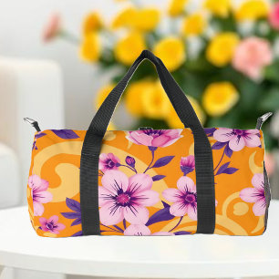 Bolso De Deporte Pequeño Estilo floral-dopamina de verano vibrante-