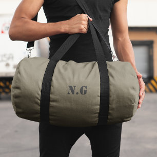 Bolso De Deporte Pequeño Estilo militar de utilidad Verde