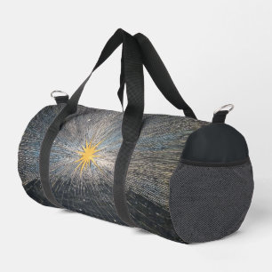 Bolso De Deporte Pequeño Estrella Amarilla Abstracta Explosión Mística Cele