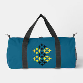 Bolso De Deporte Pequeño Estrellas negras y amarillas pequeñas