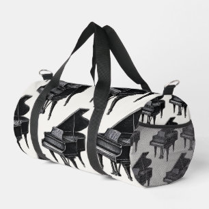 Bolso De Deporte Pequeño Estudiante entusiasta de la música del patrón de p