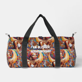Bolso De Deporte Pequeño Explore with Confidence: I Am Blessed Stylish Back
