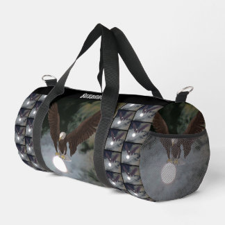 Bolso De Deporte Pequeño Fantasía de la luna llena del águila calva persona