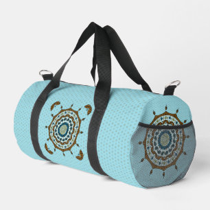 Bolso De Deporte Pequeño Fantasía de Mehndi de Cobre